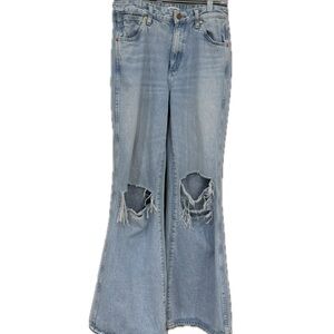 Distressed Light Blue Women's Jeans